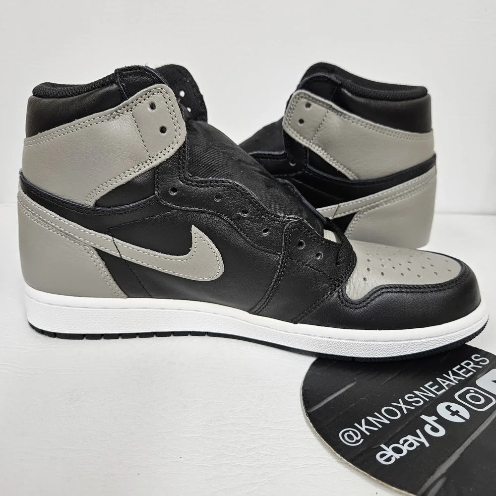 Nike Air Jordan 1 Retro High Shadow 2018 Black 555088-013 Men's Size 9.5